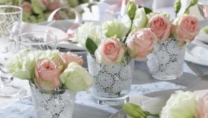 цветы для украшения стола